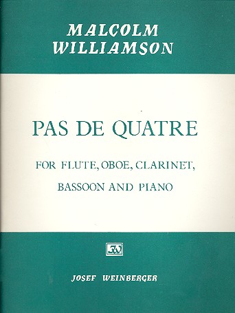 Pas de quatre für Flöte, Oboe,  Klarinette, Fagott und Klavier  