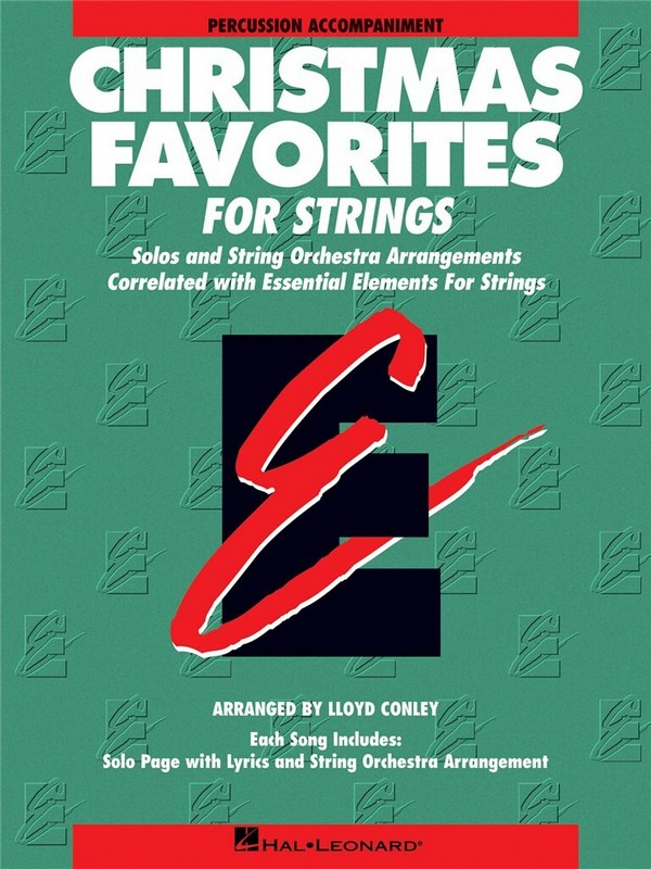 Christmas Favorites:&nbsp;&nbsp;for strings&nbsp;&nbsp;percussion accompaniment