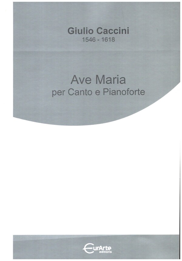 Ave Maria&nbsp;&nbsp;per canto e pianoforte&nbsp;&nbsp;