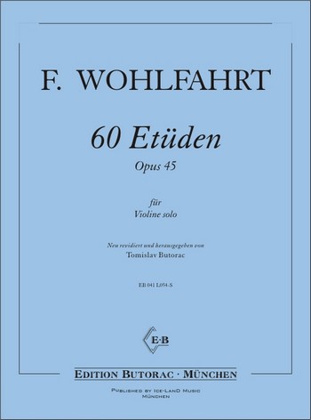 60 Etüden op.45  für Violine  
