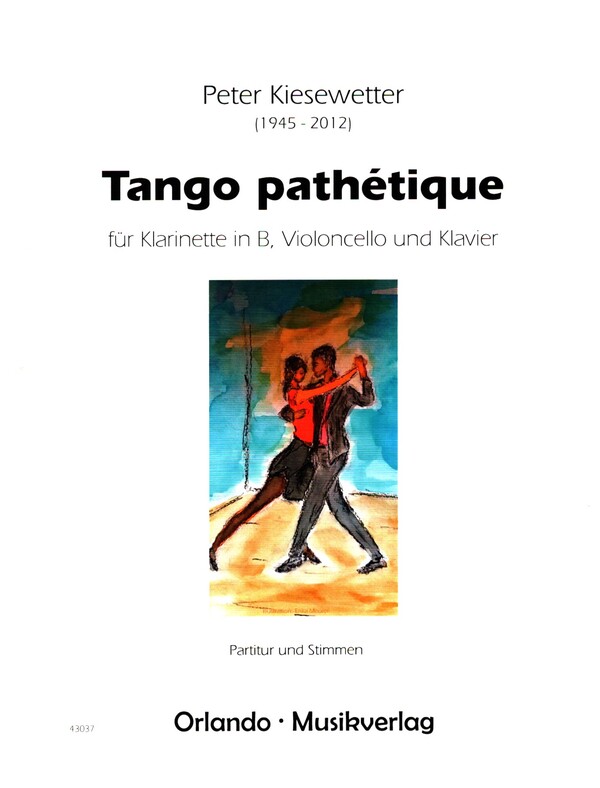 Tango Pathetique nach Tschaikowsky op.77c  für Klarinette, Violoncello und Klavier  Stimmen