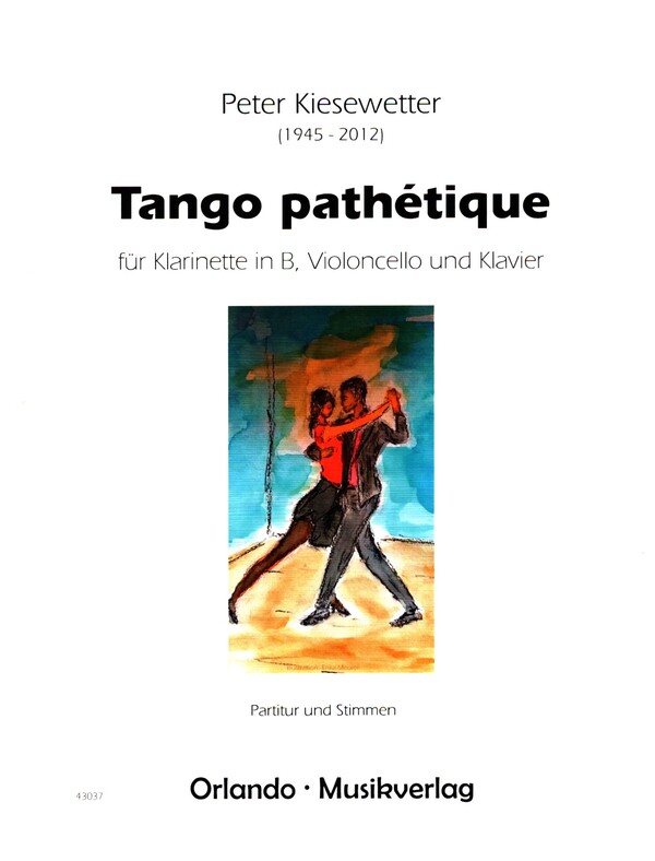 Tango Pathetique nach Tschaikowsky op.77c&nbsp;&nbsp;für Klarinette, Violoncello und Klavier&nbsp;&nbsp;Stimmen