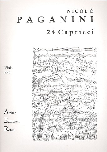 24 Capricci  für Viola  