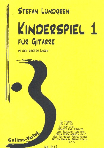Kinderspiel Band 1  für Gitarre  