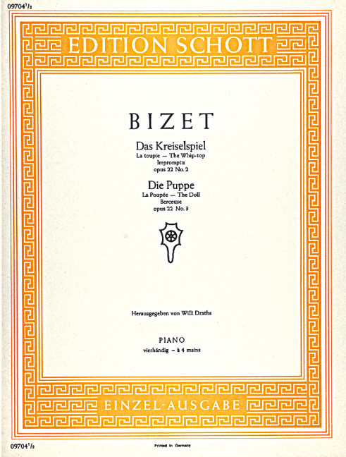 Das Kreiselspiel und Die Puppe aus op.22  für Klavier zu 4 Händen  