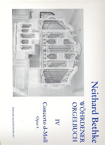Concerto d-Moll op.4  für Orgel  Wöhrdener Orgelbuch Band 4
