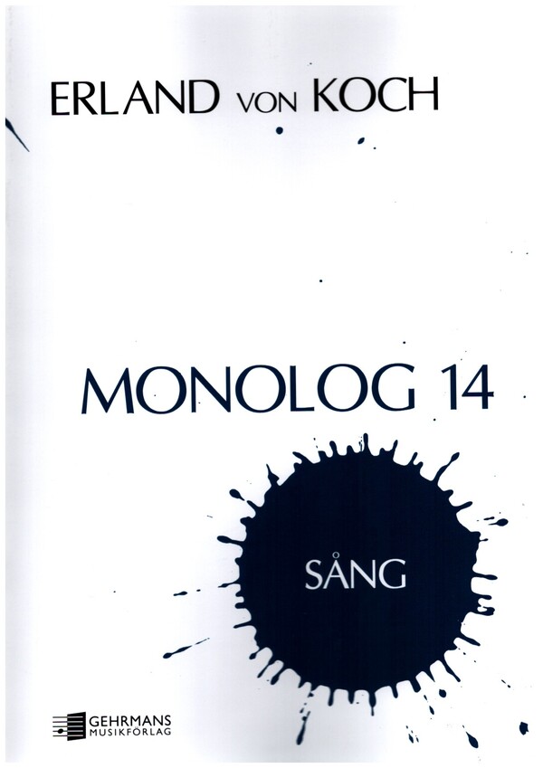 Monolog no. 14 for voice&nbsp;&nbsp;solo&nbsp;&nbsp;
