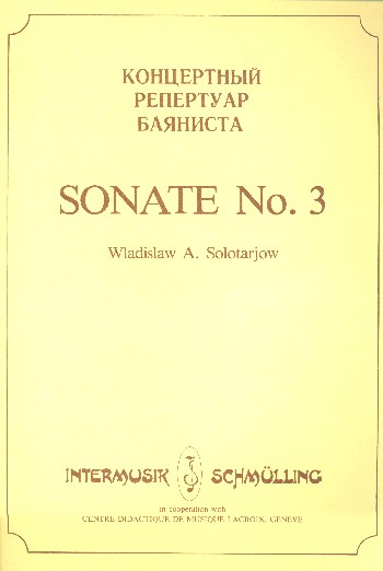 Sonate Nr.3  für Akkordeon  