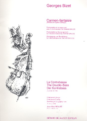 Carmen-Fantaisie  pour 4 contrebasses  partition et parties