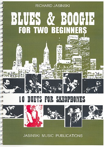 Blues and Boogie for 2 Beginners  for saxophones (AT)  