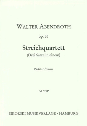 Streichquartett op.33  Studienpartitur  