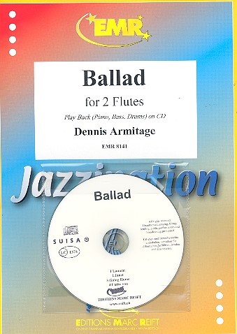 Ballade (+CD) für 2 Flöten  und Klavier  