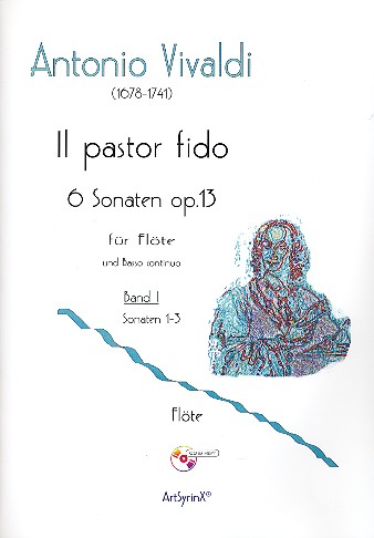 Il pastor fido op.13 Band 1 (Nr.1-3) (+CD)&nbsp;&nbsp;für Flöte und Bc&nbsp;&nbsp;