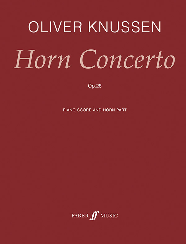 Concerto op.28 for horn and  orchestra for horn and piano  
