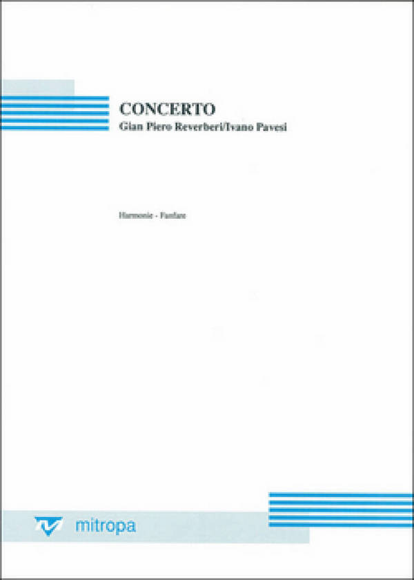 Concerto&nbsp;&nbsp;for concert band&nbsp;&nbsp;Partitur und Stimmen