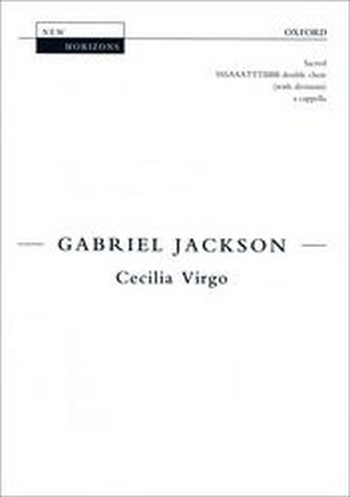 Cecilia virgo for mixed  double choir with divisions a  cappella, score (la)
