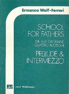 Vorspiel und Intermezzo aus 'Die vier Grobiane'&nbsp;&nbsp;für Orchester&nbsp;&nbsp;Studienpartitur