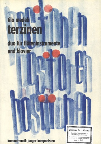 Terzinen Duo für Flöten (wechselnd)&nbsp;&nbsp;und Klavier&nbsp;&nbsp;