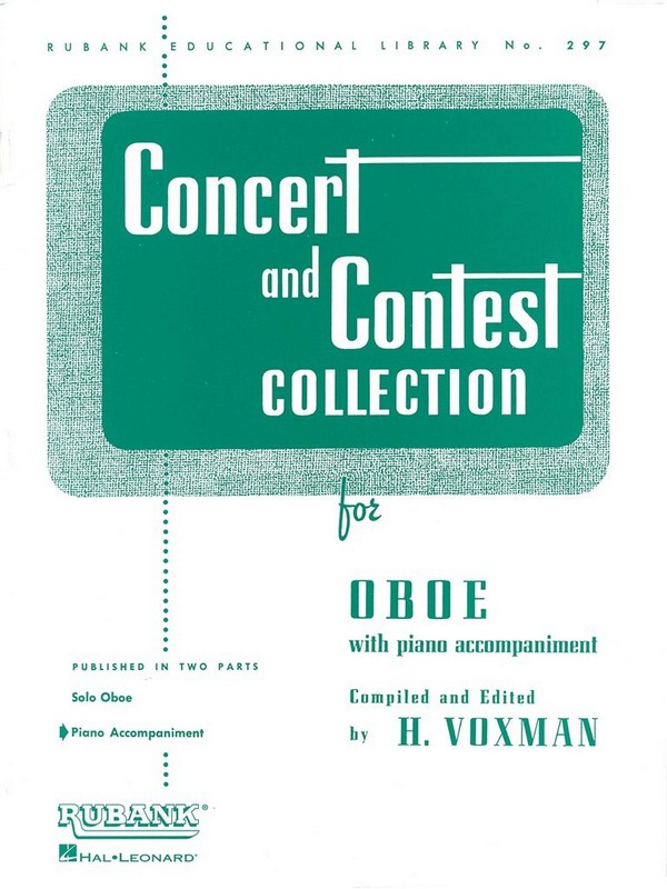 Concert and Contest Collection  for oboe and piano  piano accompaniment