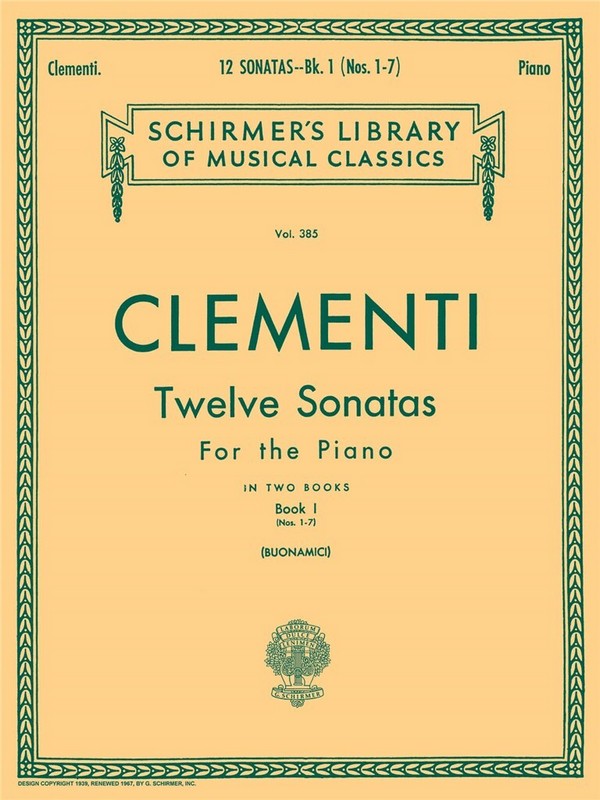 Sonatas vol.1 (nos.1-7)  for piano  