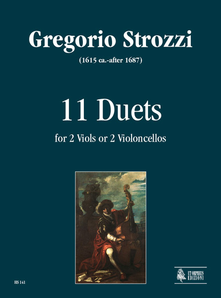 11 Duets  per 2 viols (violoncellos)  partitura