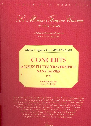 Concerts a 2 flûtes traversières  sans basses (1724)  