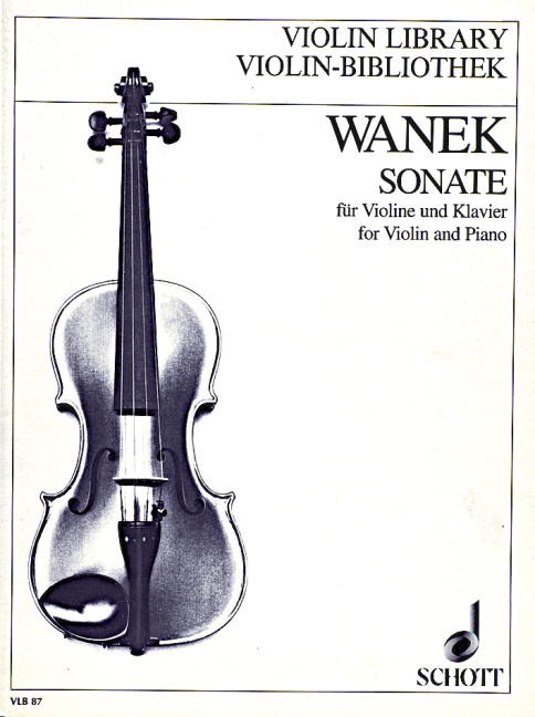 Sonate  für Violine und Klavier  