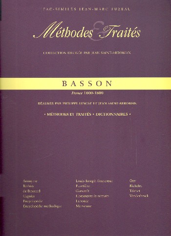 Methodes et Traites Band 4 Heft 1  pour basson  