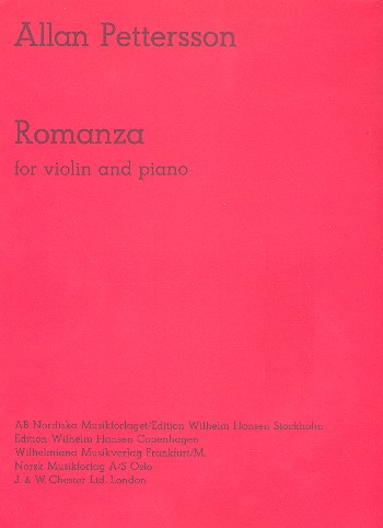 Romanza  for violin and piano  