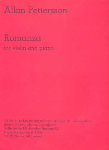 Romanza  for violin and piano  
