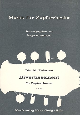 Divertissement für Zupforchester  Partitur  