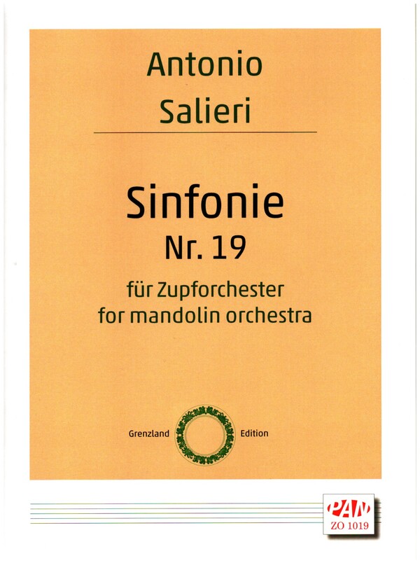 Sinfonie Nr.19  für Zupforchester  Partitur