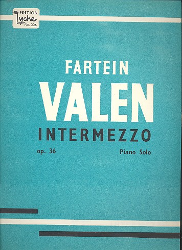 Intermezzo op.36  for piano  