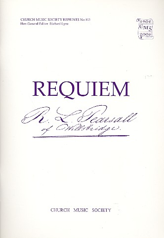 Requiem for mixed chorus&nbsp;&nbsp;and organ&nbsp;&nbsp;
