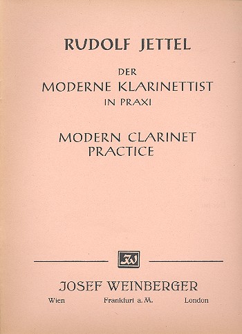 17 Studien Band 3 (Nr.13-17)  für 3 Klarinetten,  Partitur und Stimmen  Der moderne Klarinettist Band 3