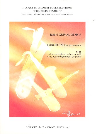 Concertino do majeur&nbsp;&nbsp;pour 2 saxophones altos&nbsp;&nbsp;et piano