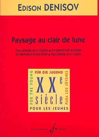 Paysage au clair de lune&nbsp;&nbsp;pour clarinette et piano&nbsp;&nbsp;