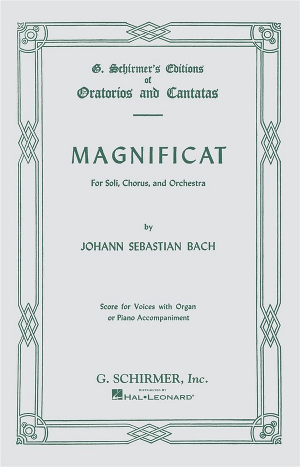 Magnificat D-Dur (en/lat) for&nbsp;&nbsp;soloists, mixed chorus and orchestra&nbsp;&nbsp;vocal score