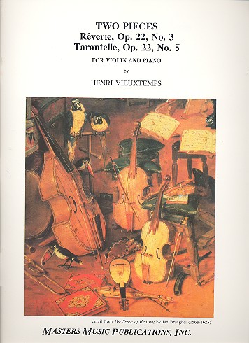 Rêverie op.22,3 / Tarantelle op.22,5 &nbsp;&nbsp;for violin and piano&nbsp;&nbsp;