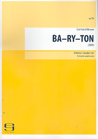 Ba-Ry-Ton für Baritonsaxophon    