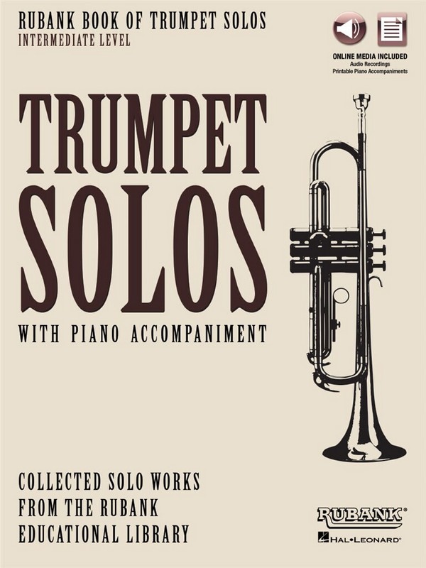 Trumpet Solos intermediate Level (+online media)&nbsp;&nbsp;for trumpet and piano&nbsp;&nbsp;