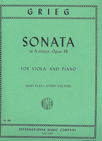 Sonate a-Moll op.36&nbsp;&nbsp;für Viola und Klavier&nbsp;&nbsp;