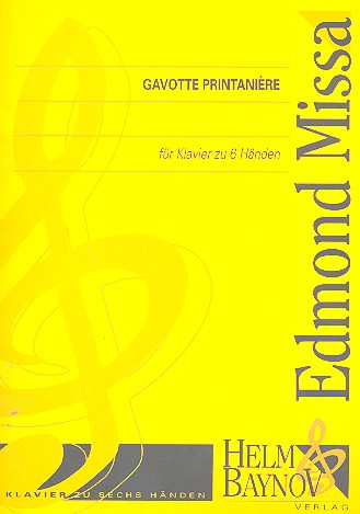 Gavotte printanière  für Klavier zu 6 Händen  