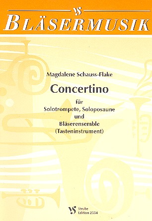 Concertino für Trompete, Posaune  und Blechbläser (Tasteninstrument)  Partitur (= Klavierauszug)
