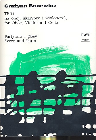 Trio&nbsp;&nbsp;für Oboe, Violine und Violoncello&nbsp;&nbsp;Partitur und Stimmen