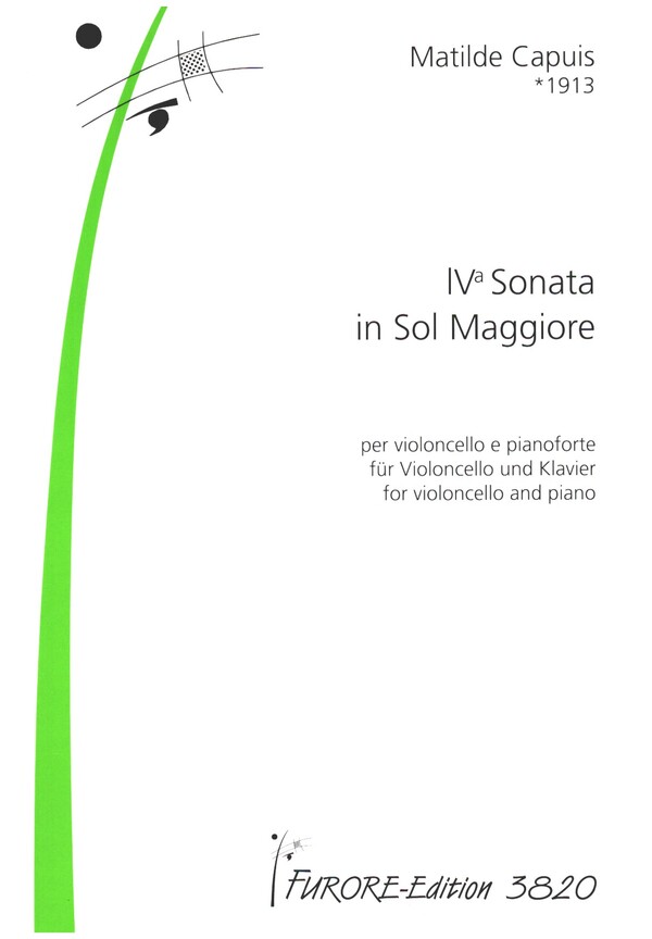 Sonate G-Dur Nr.4a  für Violoncello und Klavier  