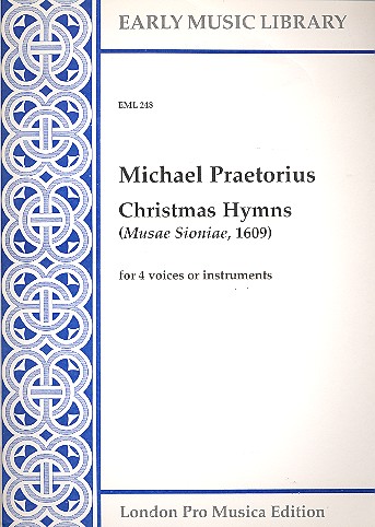Christmas Hymns for 4 voices  and instruments  score