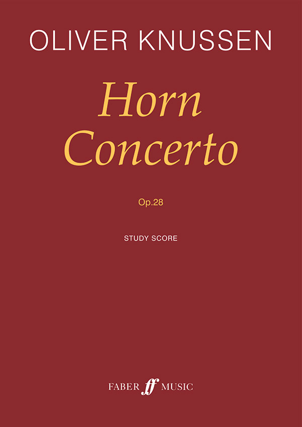 Konzert op.28 für Horn und  Orchester  Study score