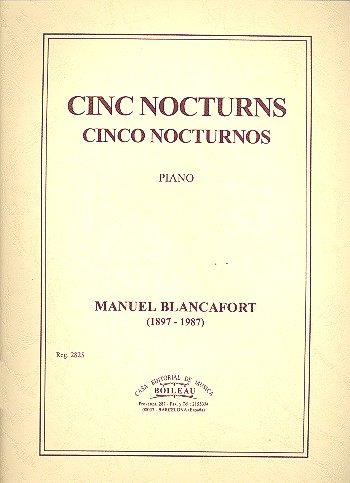 5 Nocturnes  para piano  