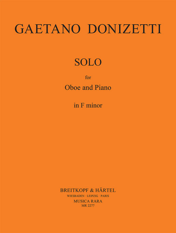 Solo f-Moll&nbsp;&nbsp;für Oboe und Klavier&nbsp;&nbsp;